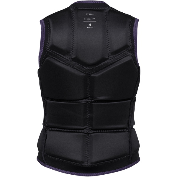 2025 Mystic Womens Evoke Front Zip Wake Impact Vest 35005.250695 - Purple